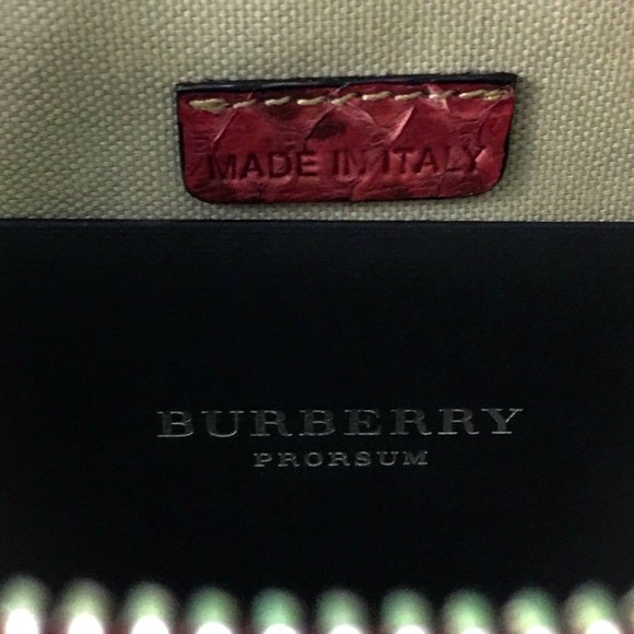 NWT BURBERRY Prorsum Parmoor Phyton Clutch - Picture 8 of 10